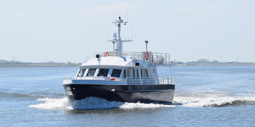 Die MS „Nordwind” auf Fahrt in der Nordsee